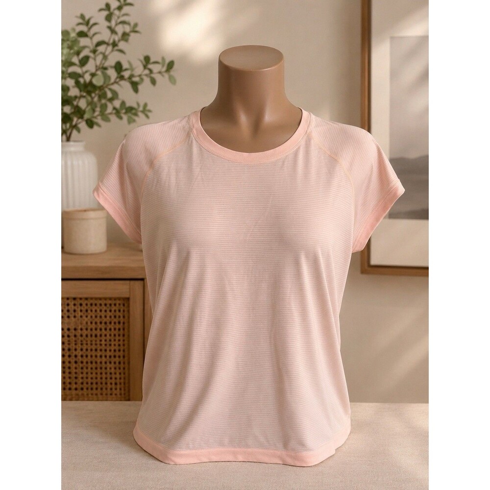 Lululemon Swiftly Tech Short Sleeve Shirt *Race Strawberry Milkshake  | size 18